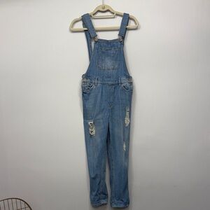 Zara Blue Denim Overalls